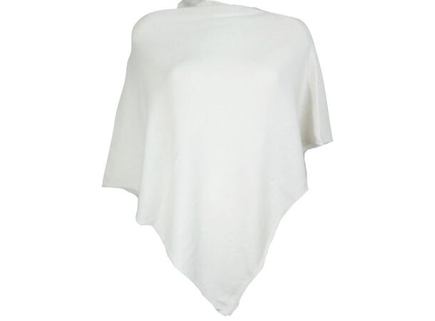 Dame Poncho ensfarget 60x60 off.white 
